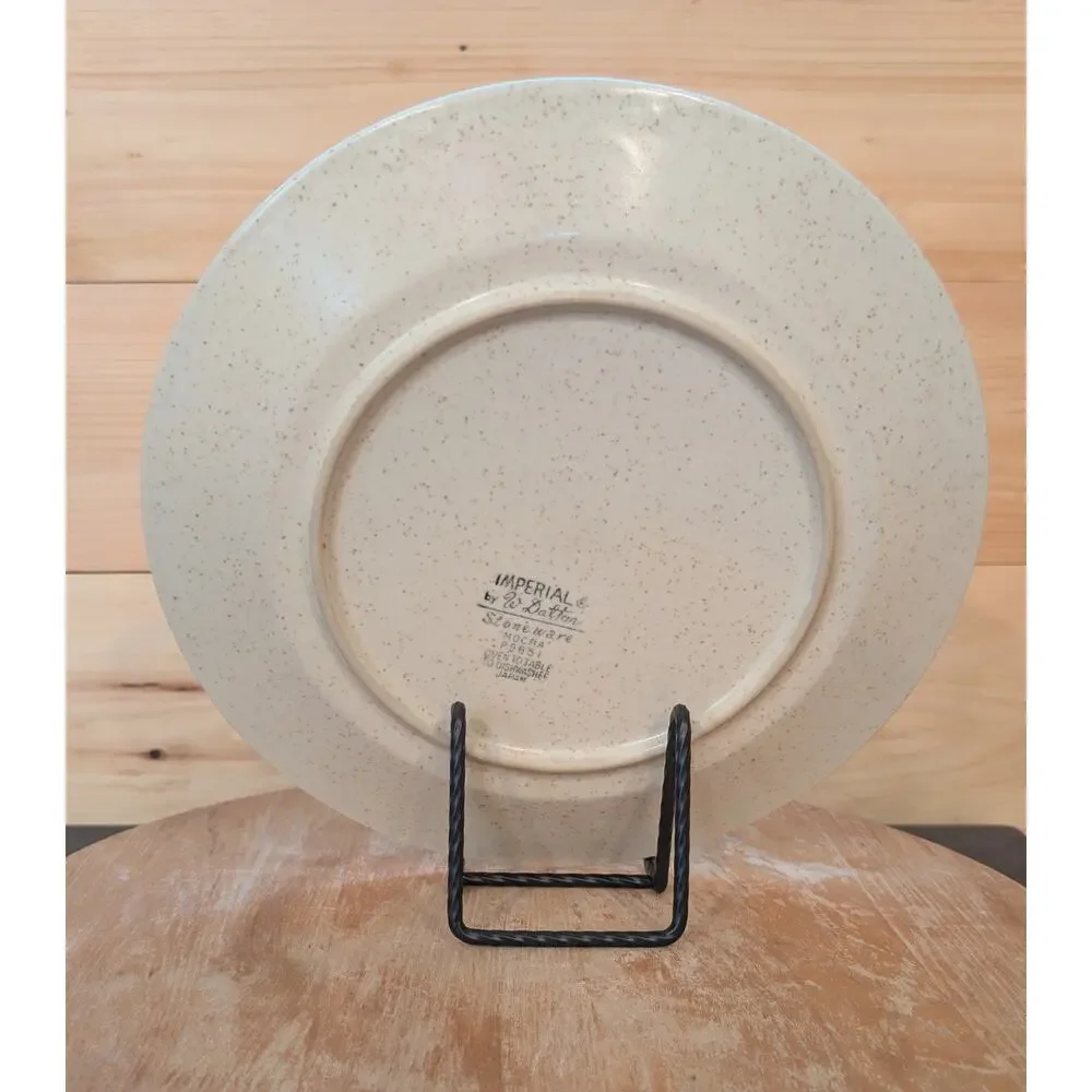 Imperial by W Dalton Mocha Stoneware Dinner Plate - 10.75